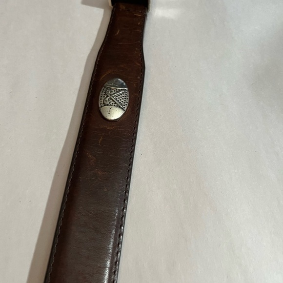 Golf Top Grain Brown western Leather Ranch Club Belt Size 42 AML3000 - Picture 13 of 15